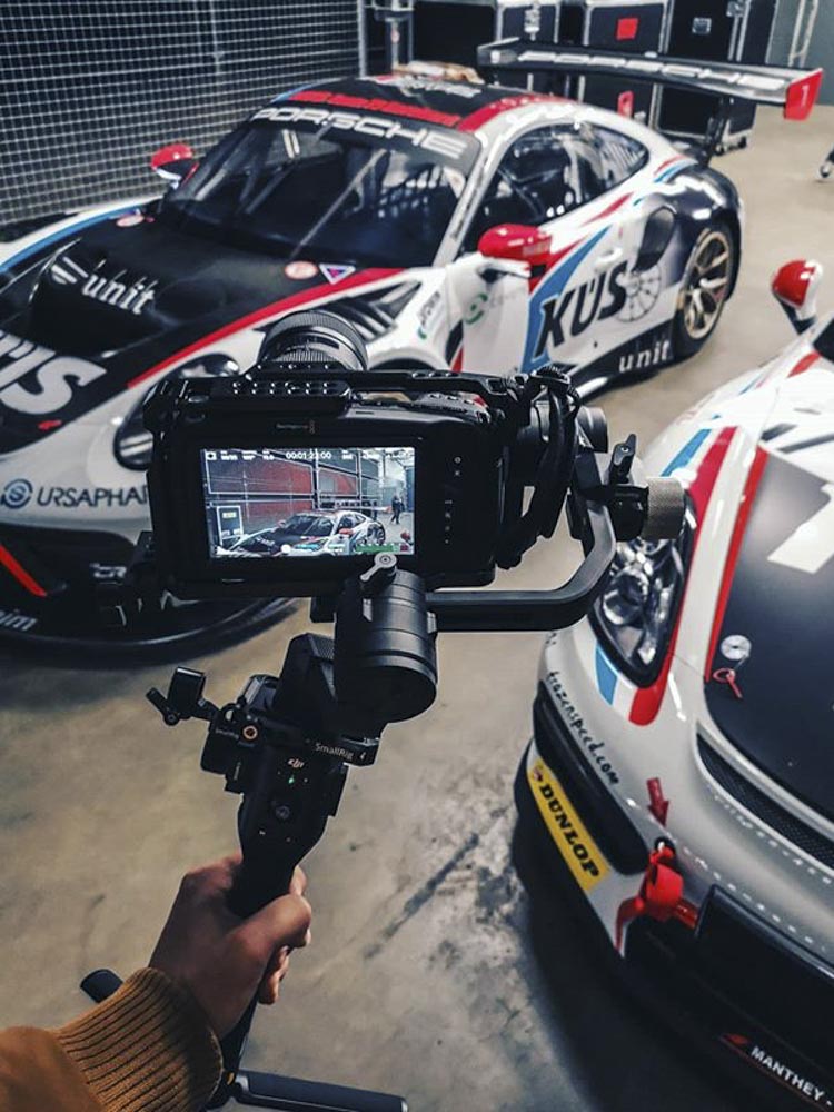 Behind the Scenes Videoproduktion Sportautos